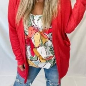 Blakely Floral Flowing Tank Top Size S/M